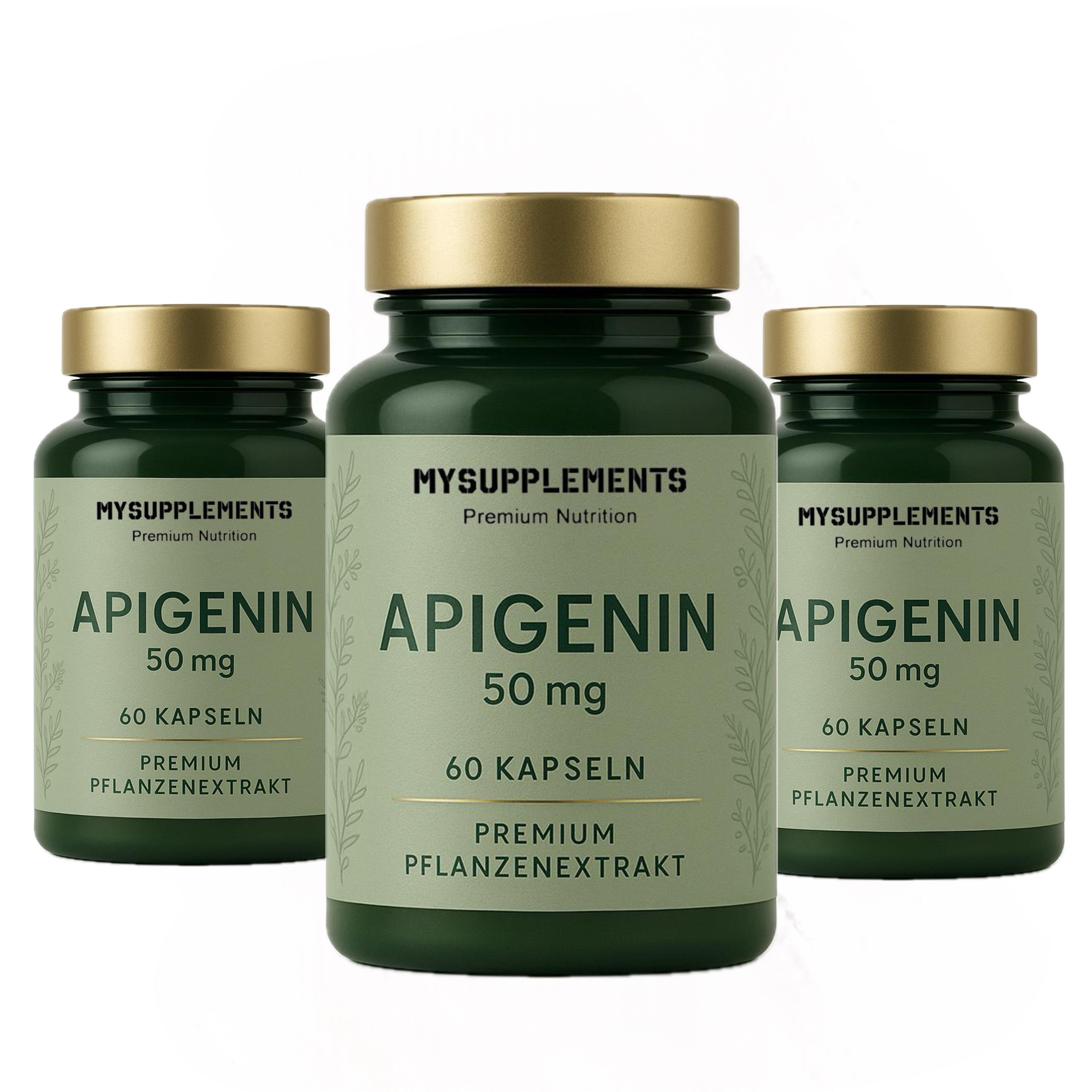 Apigenin Kapseln – Pflanzlicher Flavonoid-Komplex aus Kamille