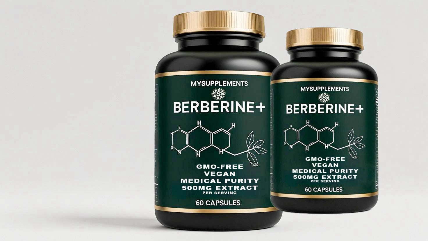 Berberin Kapseln – Hochdosierter Berberin-HCL Komplex
