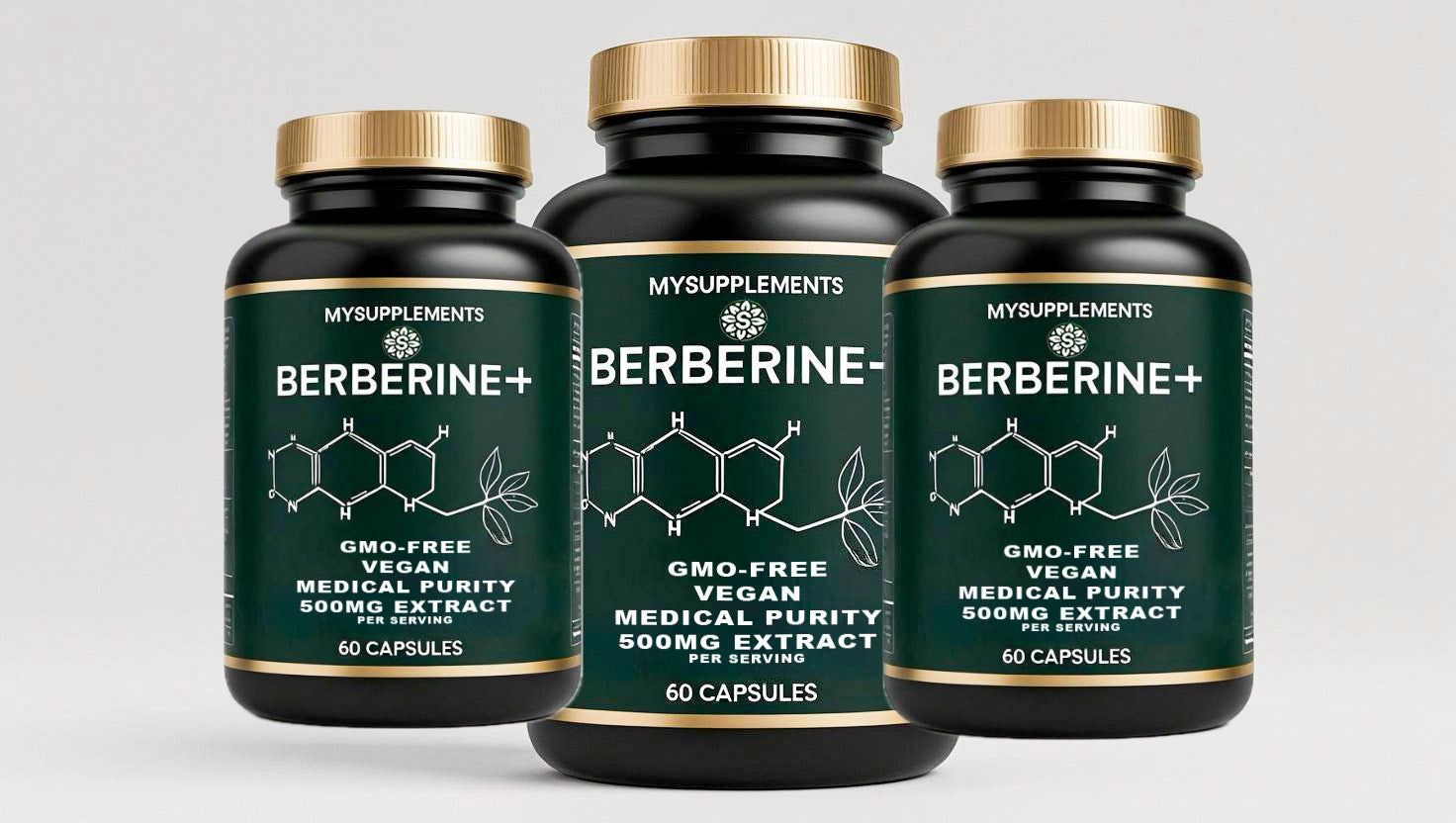 Berberin Kapseln – Hochdosierter Berberin-HCL Komplex