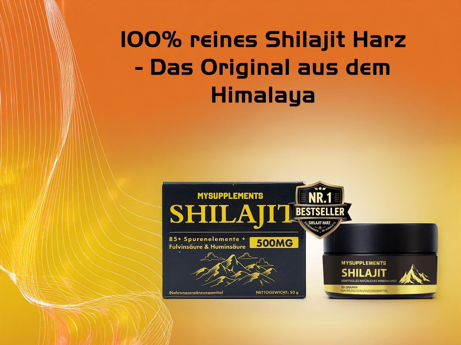 Himalaya Shilajit Harz – Premium Qualität 50g