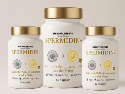 Spermidin Kapseln – Hochdosiertes reines Spermidin (5mg pro Kapsel)