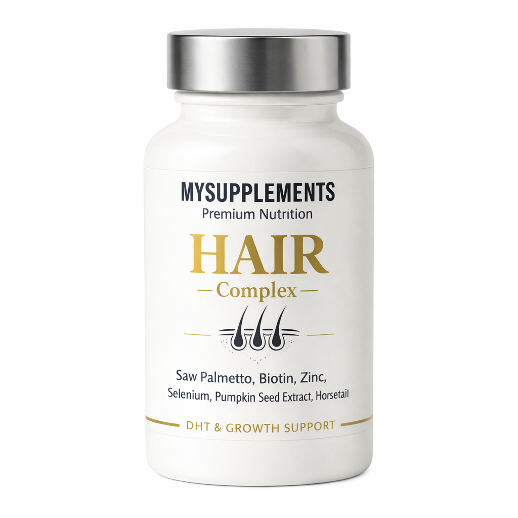 Hair Complex Kapseln mit Biotin, Zink &amp; Saw Palmetto 60 Stück ☆ MySupplements