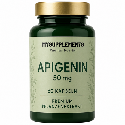 Apigenin Kapseln – Pflanzlicher Flavonoid-Komplex aus Kamille