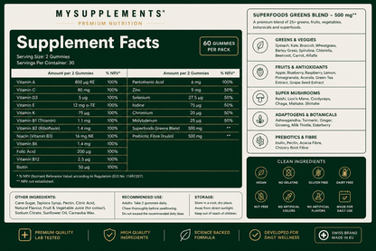 Superfoods Green Gummies