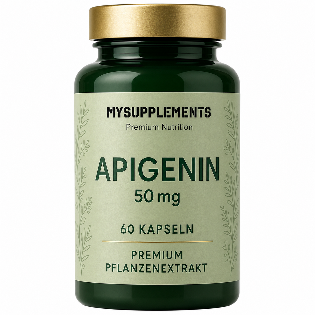Apigenin Kapseln – Pflanzlicher Flavonoid-Komplex aus Kamille
