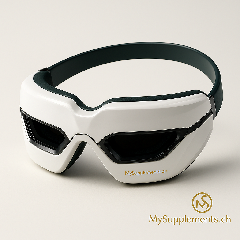 MySupplements® Augenmassagegerät Pro – Wärmefunktion, Kompression &amp; EMS für Augenpflege